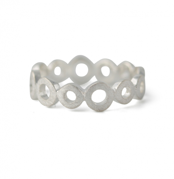 Silberring | Donut single