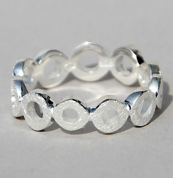 Silberring | Donut single