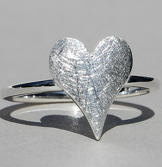Silberring | sharp heart