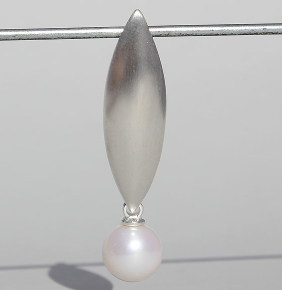 Silberanhänger "Antonella" mit SWZ Perle 10mm