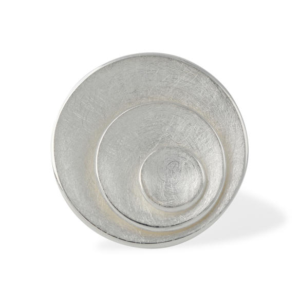 Silberring "3 Schalen", 28,5mm / 19mm / 10mm