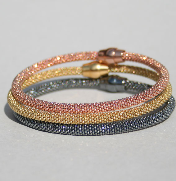 Silberarmband -Kugel- 4 mm-