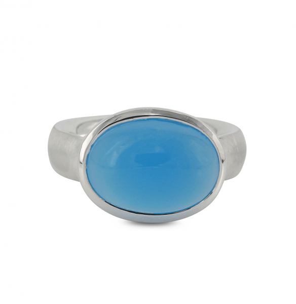 Ring mit Chalcedon