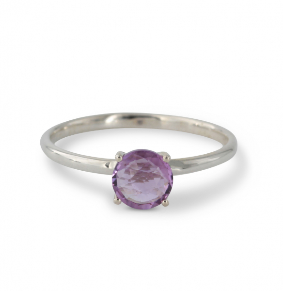 Silberring Amethyst | Krone fac.