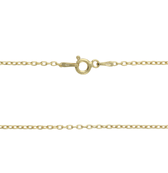 Ankerkette, vergoldet, 0,4mm